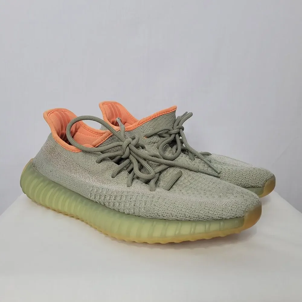 Adidas Yeezy Boost 350 V2 Sneakers men's size 8 Desert Sage FX9035
